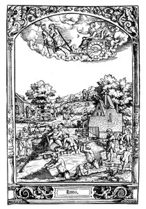 Luna, 1531 von Sebald Beham