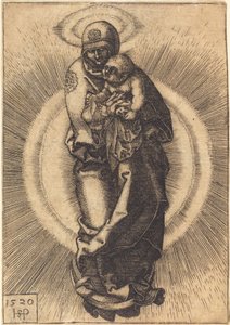 Madonna auf dem Halbmond von Sebald Beham