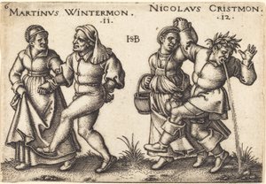 November und Dezember von Sebald Beham