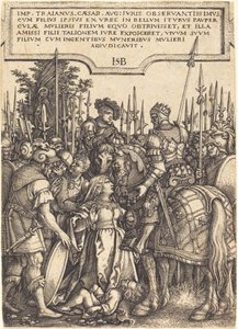 Trajans Gerechtigkeit von Sebald Beham