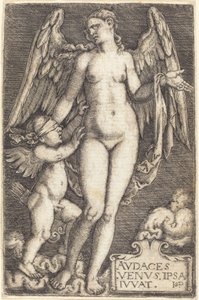 Venus und Amor von Sebald Beham