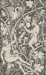 Tapete mit Satyrfamilie, 1515 von Sebald Beham
