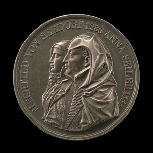 Mechtild von Seedorf und Anna Seiler [Vorderseite], 1818 von Sebastian Burger