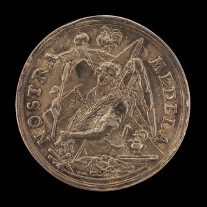 Engel mit den Leidenswerkzeugen [Rückseite], 1631 von Sebastian Dadler