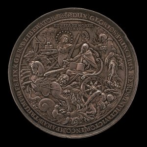 Triumph von König Gustav Adolf [Rückseite] von Sebastian Dadler