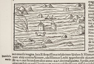 Cosmographia (Detail) von Sebastian Munster