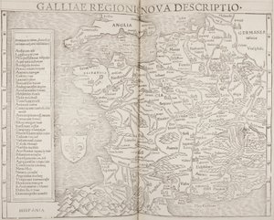 Cosmographia, Detail von Galliae