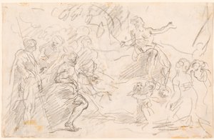Biblische Szene [verso]