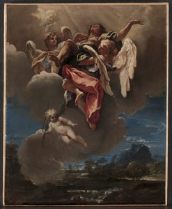 Studie für eine Apotheose eines Heiligen für San Bernardino dei Morti, Mailand von Sebastiano Ricci