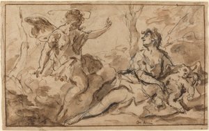 Der Engel erscheint Hagar und Ismael
