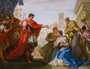 Die Enthaltsamkeit des Scipio, ca. 1706