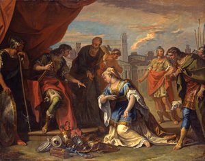 Die Enthaltsamkeit des Scipio, ca. 1708-1710 von Sebastiano Ricci