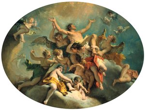 Die Verherrlichung des heiligen Sebastian, spätes 17. - frühes 18. Jahrhundert