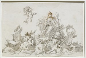 Triumph von Venedig von Sebastiano Ricci