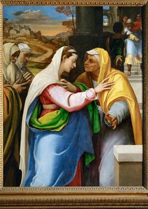 Die Heimsuchung, Jungfrau Maria besucht die Heilige Elisabeth von Sebastiano del (c.1485 1547) Piombo