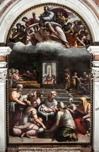 Die Geburt der Jungfrau von Sebastiano del (c.1485 1547) Piombo