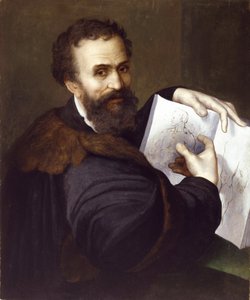 Michelangelo Buonarroti von Sebastiano del Piombo