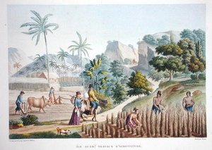 Landarbeiter, Guam, Philippinen, aus 