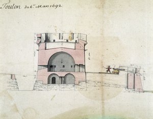 Befestigung von Toulon durch Vauban am 06.03.1692