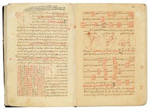 Ein Kompendium von Abhandlungen über Astronomie und Mathematik von Nasir Al-Din Muhammad bin Al-Hasan Al-Tusi von Seljuq Dynasty