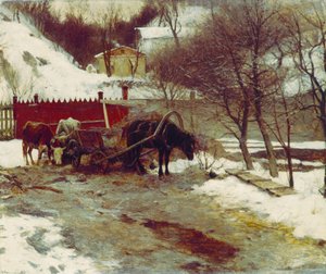 Früher Frühling von Sergei Ivanovich Svetoslavsky
