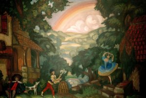 A. Adam, Giselle / Bühnenbild Sudeikin