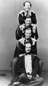 Großherzöge Alexander Alexandrowitsch und Wladimir Alexandrowitsch von Russland, um 1870-um 1875