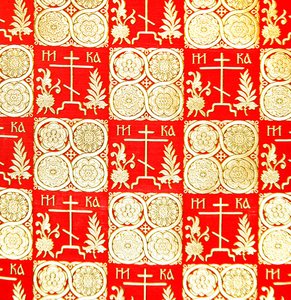 Olovyanishnikov Manufaktur Halbseiden-Satin, frühes 20. Jahrhundert