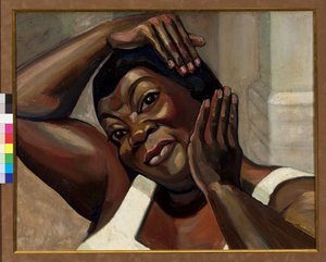 Ruby Elzy (1808-1943) in Porgy and Bess von Sudeykin (Soudeikine) Sergei Yurievich (1882-1946) von Sergei Yurevich Sudeikin