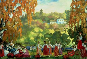 Sommerliche Tage im Frühherbst von Sergei Yurevich Sudeikin