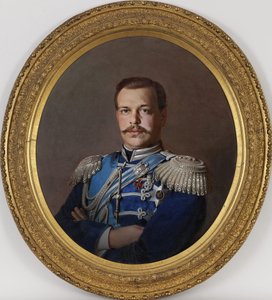 Porträt von Kaiser Alexander III. von Sergey Konstantinovich Zaryanko