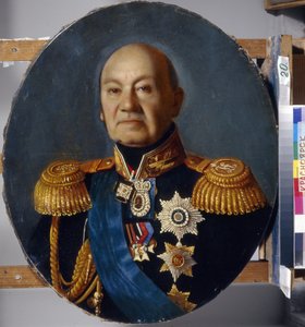 Porträt des Grafen Arseny Andreyevich Zakrevsky von Sergey Konstantinovich Zaryanko