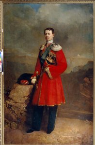Porträt des Großfürsten Nikolai Alexandrowitsch von Russland von Sergey Konstantinovich Zaryanko