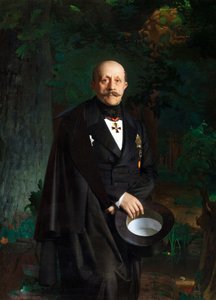 Porträt von Alexander Dmitriyevich Chertkov von Sergey Konstantinovich Zaryanko