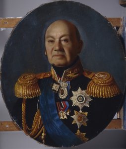 Porträt von Graf Arseny Andreyevich Zakrevsky 1783-1865, nach 1848 von Sergey Konstantinovich Zaryanko