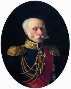 Porträt von Graf Fjodor Petrowitsch Litke von Sergey Konstantinovich Zaryanko