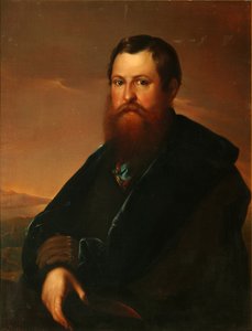 Porträt des Kaufmanns Pyotr Semyonovich Sapozhnikov