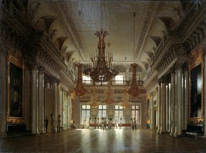Die Halle des Feldmarschalls im Winterpalast von Sergey Konstantinovich Zaryanko