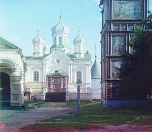 Kathedrale der Geburt der Heiligen Mutter Gottes im Ipatiev-Kloster, 1905-1915 von Sergey Prokudin Gorsky