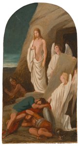 Gesamtentwurf für das Altarbild der Kirche von Sotkamo: Die Auferstehung Christi von Severin Falkman