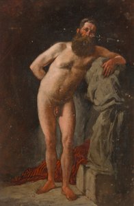 Bärtiger Akt von Severin Falkman