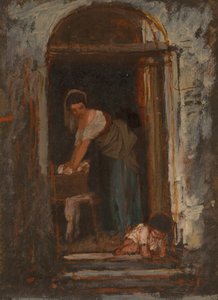 Stella und Kind von Severin Falkman