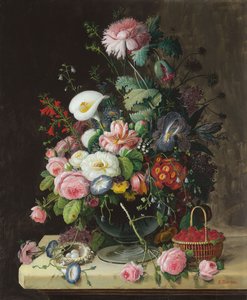 Stillleben, Blumenstrauß von Severin Roesen