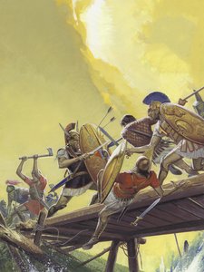 Horatius an der Brücke von Severino Baraldi