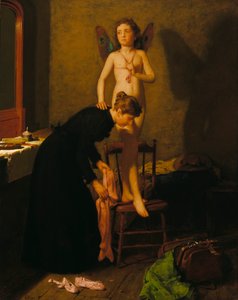 Ankleiden für die Probe, ca. 1890