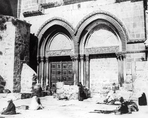 Eingang zur Grabeskirche, 1865 von Sgt. James M. McDonald