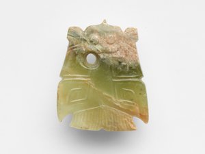 Anhänger in Form eines Vogels, überarbeitet, ca. 1300-1050 v. Chr. von Shang Dynasty Chinese School