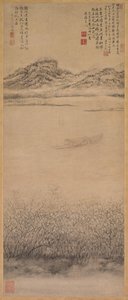 Die Überquerung des Jangtse-Flusses, ca. 1700-1720 von Shang Rui