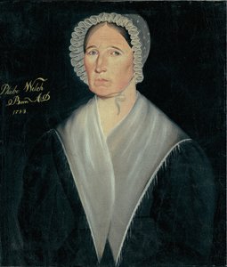 Porträt von Mrs. William W. Welch, um 1837 von Sheldon Peck
