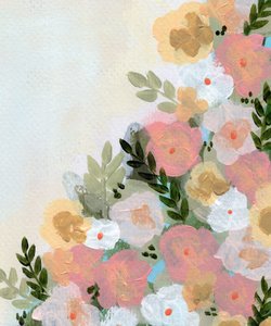 Weiche Pastellblüten von Shelley Hampe